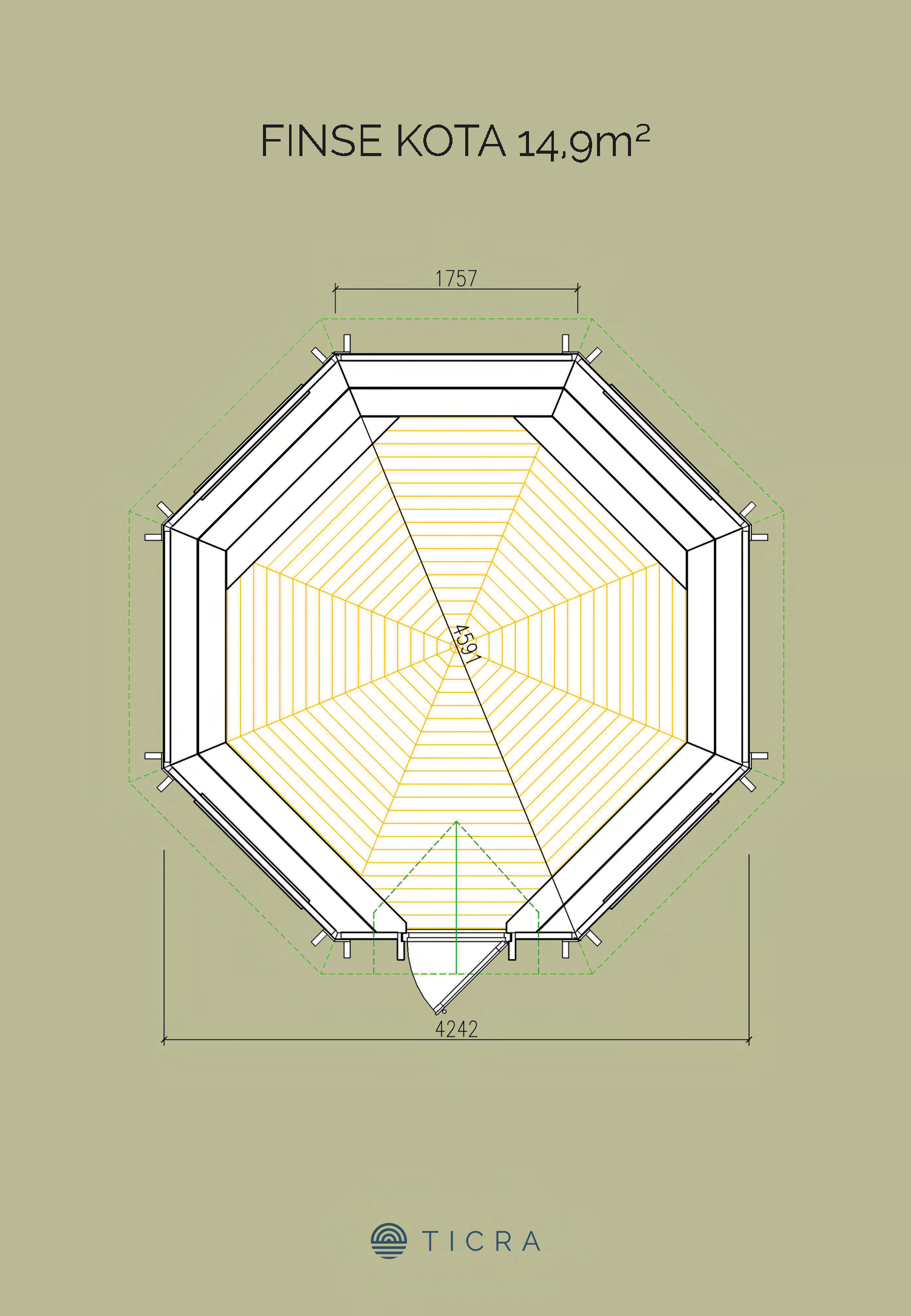 Specification sheet Kota 14.9m²